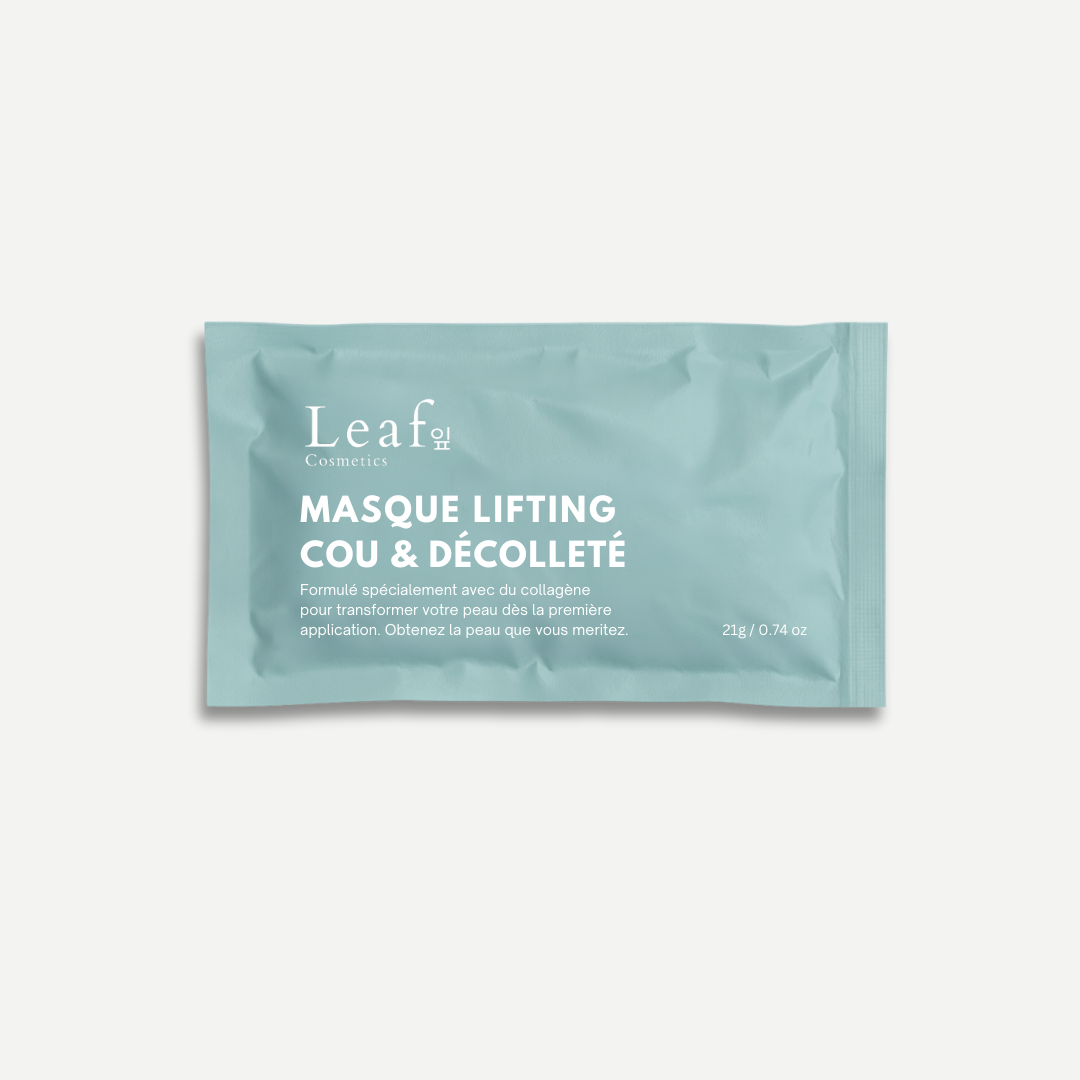 Anti-aging masker voor hals en decolleté